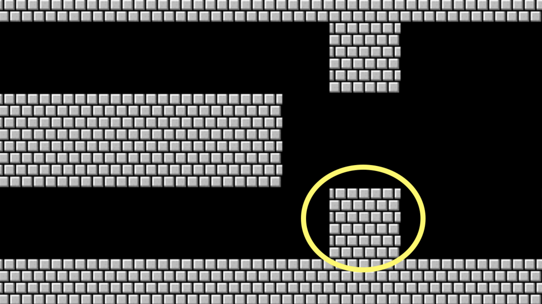 mario blocks three by three block of mario blocks