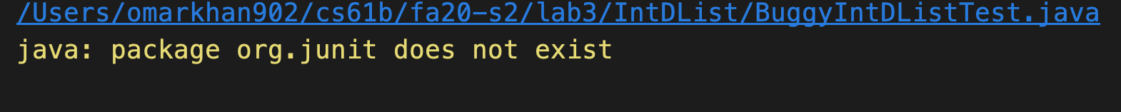 IntelliJ package org.junit 不存在