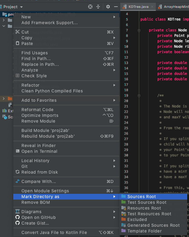 IntelliJ标记目录为